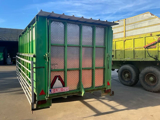 Cavero veetrailer/veetransporttrailer cavero veetrailer – 1 as – laadhelling – zijrails - afbeelding 13 van  18