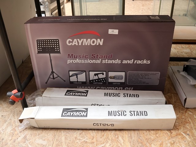 Caymon music stand (x3) - afbeelding 1 van  5