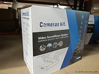 Cctv camera beveiligingset met 4 nachzichtcameras - afbeelding 1 van  4