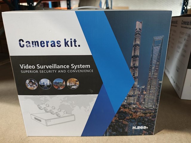 Cctv camera beveiligingset met 4 nachzichtcameras - afbeelding 2 van  4