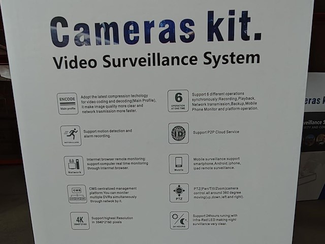 Cctv camera beveiligingset met 4 nachzichtcameras - afbeelding 3 van  4