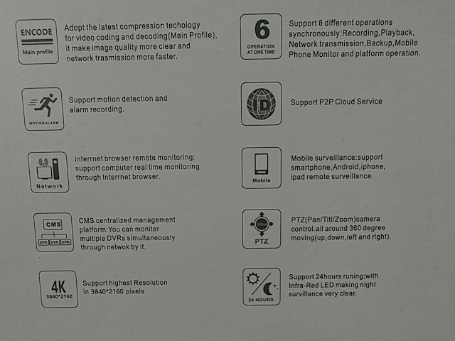 Cctv camera beveiligingset met 4 nachzichtcameras - afbeelding 4 van  4