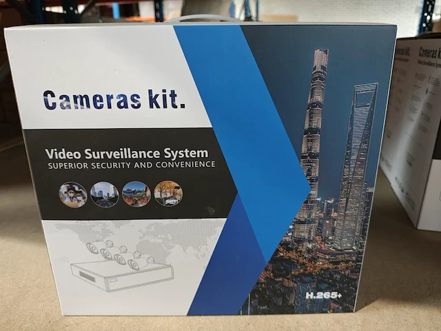 Cctv camera beveiligingset met 4 nachzichtcameras - afbeelding 2 van  4