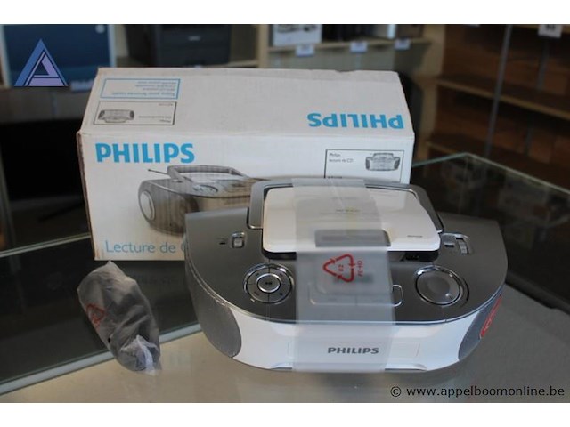 Cd-mp3 speler, philips, az1133, met radio, werking niet gekend - afbeelding 2 van  2