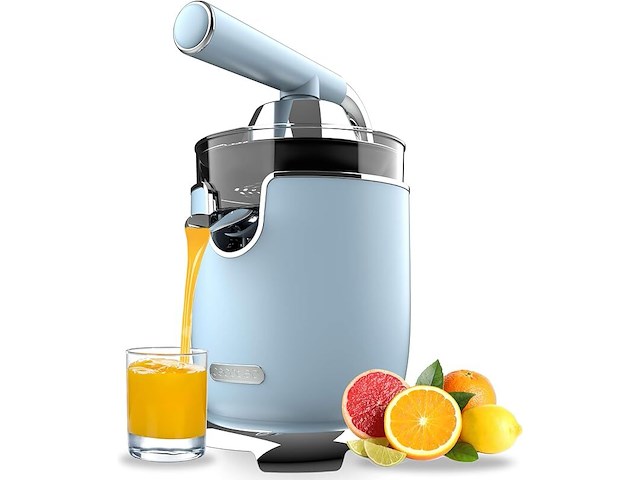 Cecotec xqueeze retrojuice 1000 blue elektrische citruspers - afbeelding 1 van  5