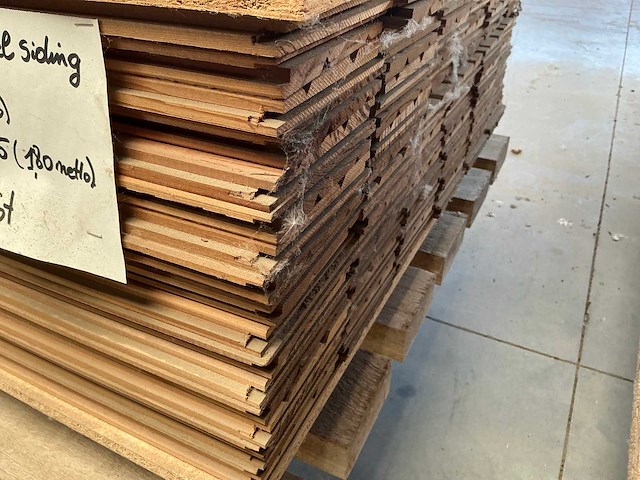 Ceder (bevel siding) gevelplanken (108x) - afbeelding 4 van  5