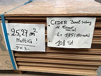 Ceder (bevel siding) gevelplanken (108x) - afbeelding 5 van  5