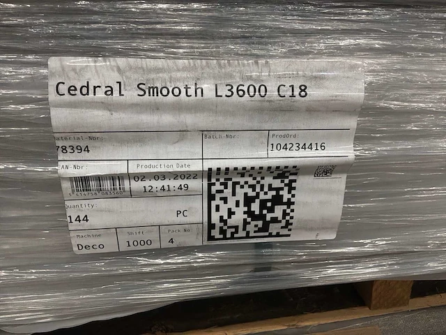 Cedral lap smooth c18 gevelplaten (144x) - afbeelding 2 van  2
