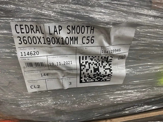 Cedral lap smooth c56 gevelplaten (144x) - afbeelding 2 van  2