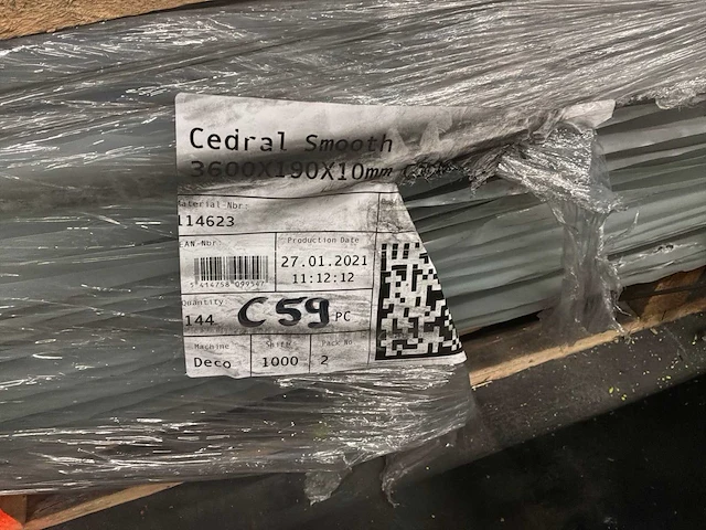 Cedral lap smooth c59 gevelplaten (144x) - afbeelding 2 van  2