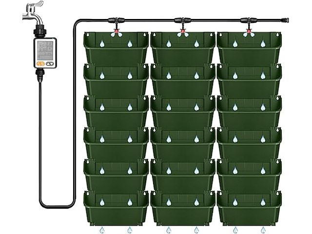 Ceiever wandplantenbak met automatische irrigatie - afbeelding 1 van  7