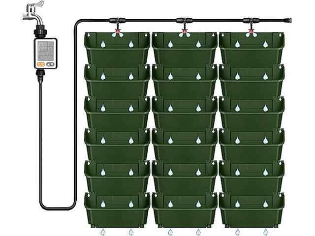 Ceiever wandplantenbak met automatische irrigatie - afbeelding 1 van  7