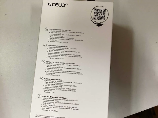 Celly telefoonhouder (17x) - afbeelding 3 van  3