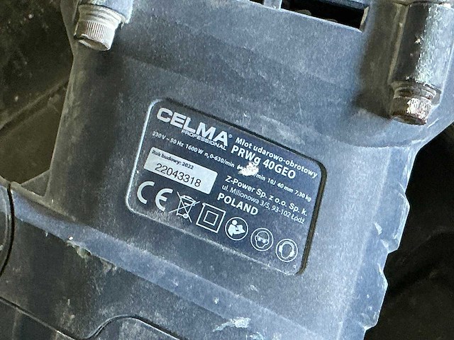 Celma professional prwg 40 geo boorhamer - afbeelding 3 van  3