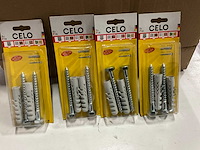 Celo f14 pluggen met houtdraadbout 2 stuks (81x) - afbeelding 2 van  5