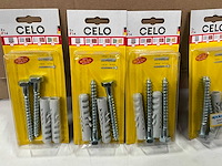 Celo f14 pluggen met houtdraadbout 2 stuks (95x) - afbeelding 2 van  5