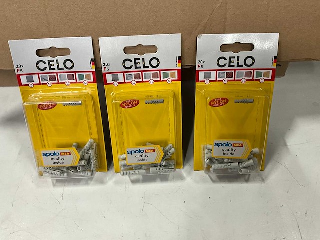 Celo f5 pluggen 20 stuks (60x) - afbeelding 2 van  5