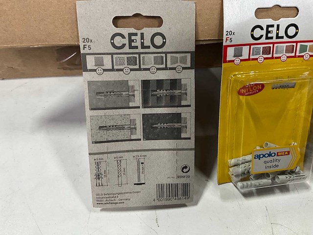 Celo f5 pluggen 20 stuks (60x) - afbeelding 4 van  5
