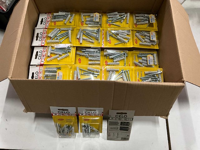 Celo f8 pluggen met schroef 5 stuks (95x) - afbeelding 5 van  5