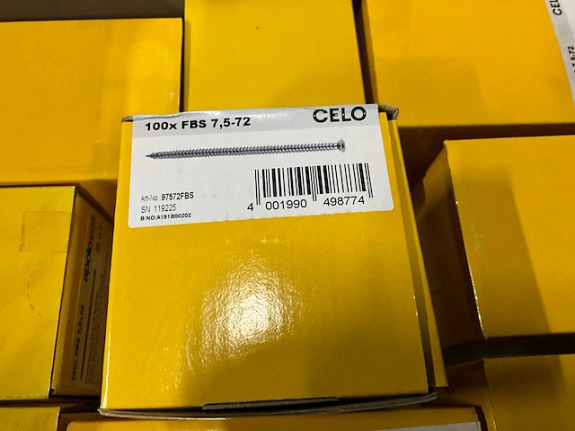 Celo fbs 7,5-72 raamschroeven 100 stuks (9x) - afbeelding 2 van  3