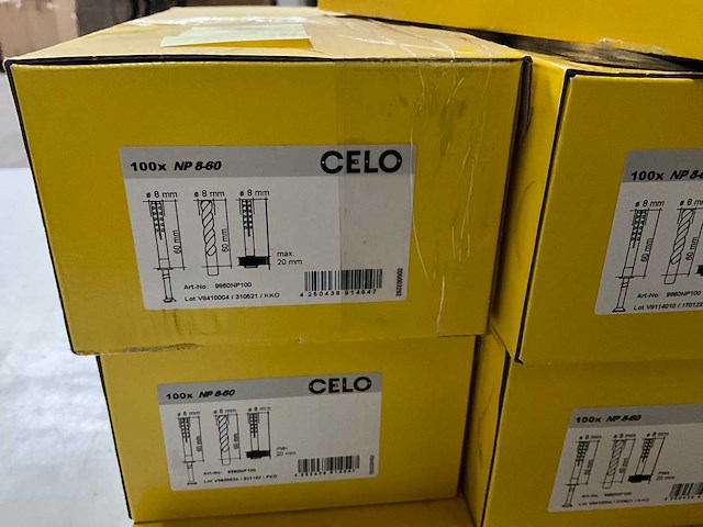 Celo np 8-60 nagelpluggen 100 stuks (11x) - afbeelding 5 van  6