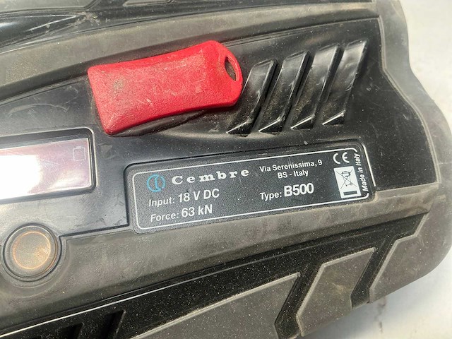 Cembre b500 accu kabelschoentang - afbeelding 2 van  11