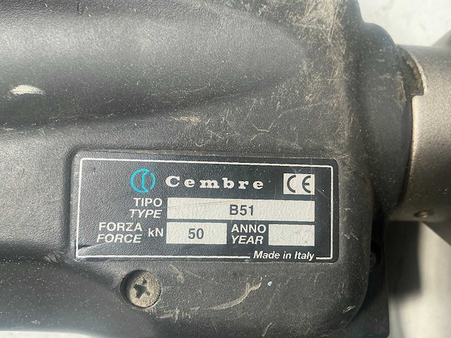 Cembre b51 accu kabelschoentang - afbeelding 2 van  11