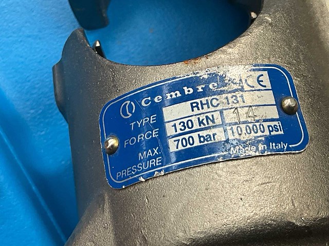 Cembre ht131-c- hydraulische kabelpers / krimptang - afbeelding 5 van  5
