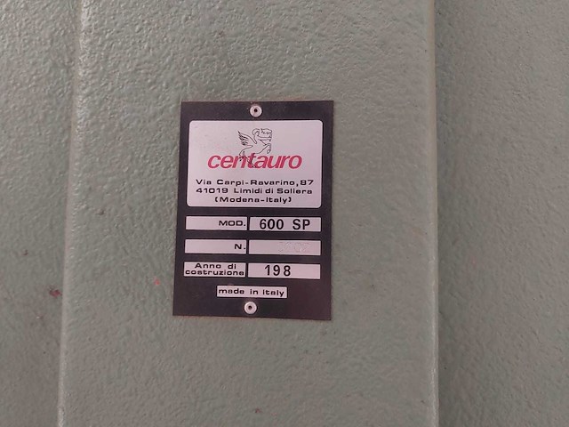 Centauro 600 sp lintzaagmachine verticaal - afbeelding 4 van  9