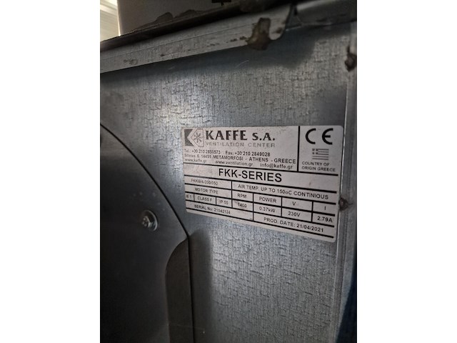 Centrifugale afzuigventilator kaffe - afbeelding 3 van  5