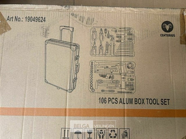 Centurius 106 pcs alum box tool set - afbeelding 2 van  2