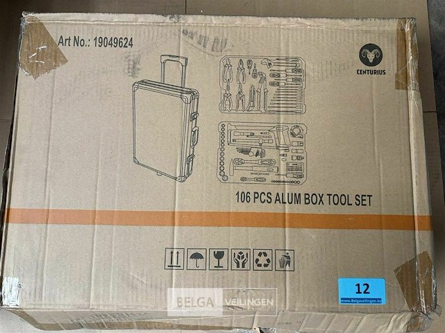 Centurius 106 pcs alum box tool set - afbeelding 1 van  2