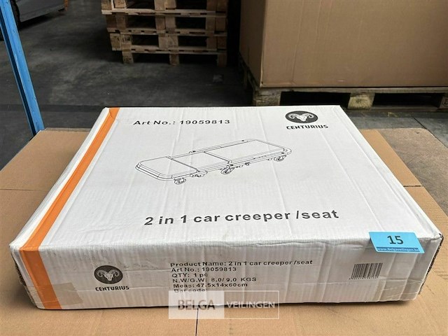 Centurius 2 in 1 car creeper seat - afbeelding 2 van  2
