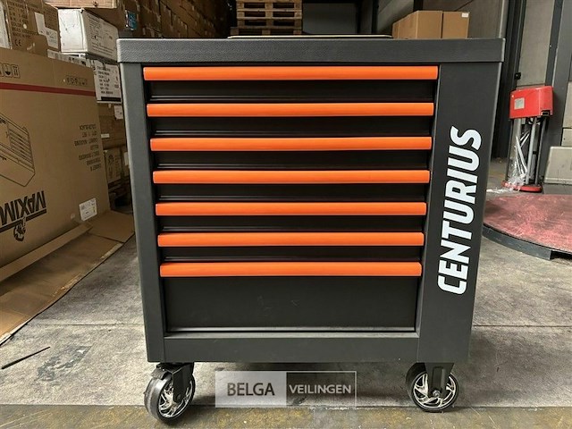 Centurius 7 drawers cabinet with side door - afbeelding 1 van  18