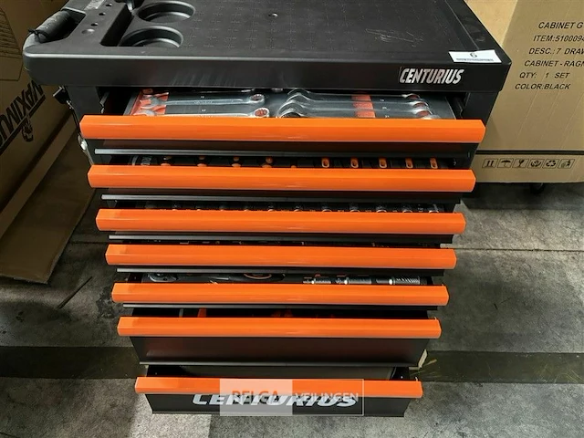 Centurius 7 drawers cabinet - afbeelding 13 van  18
