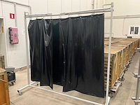 Cepro verrijdbaar 3-delig lasscherm - afbeelding 2 van  9