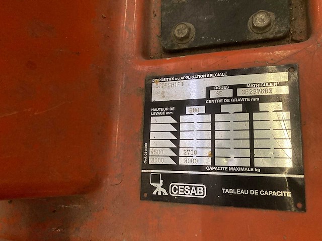 Cesab - 2003 - blitz 300 - vorkheftruck - afbeelding 7 van  28