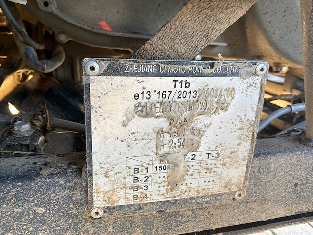 Cf moto efi 4x4 quad - afbeelding 29 van  36