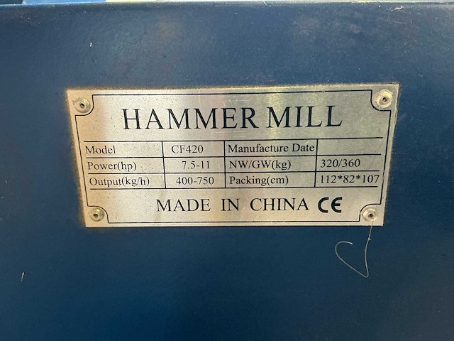 Cf420 hamermolen - afbeelding 7 van  11