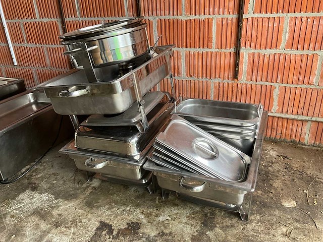 Chafing dish (4x) - afbeelding 1 van  5