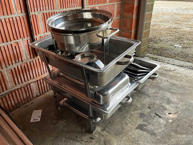 Chafing dish (4x) - afbeelding 2 van  4
