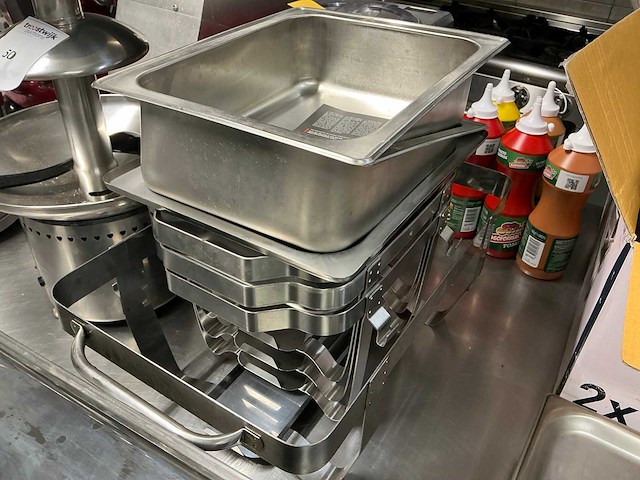Chafing dish (6x) - afbeelding 6 van  8