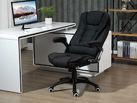 Chaise de bureau relaxant réglable en hauteur ergonomique pivotant 360° - afbeelding 1 van  8