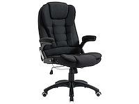 Chaise de bureau relaxant réglable en hauteur ergonomique pivotant 360° - afbeelding 7 van  8