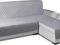 Chaiselongue bankovertrek (rechts 200cm) lichtgrijs - afbeelding 5 van  5