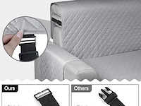 Chaiselongue bankovertrek (rechts 200cm) lichtgrijs - afbeelding 4 van  5