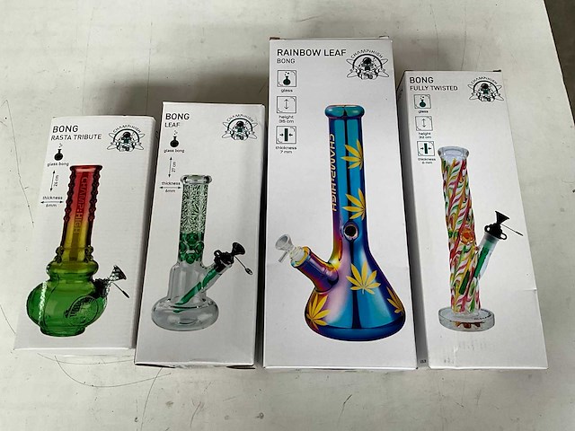 Champ high diverse waterpijpen (4x) - afbeelding 1 van  3