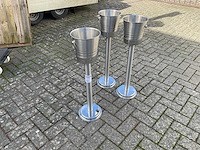 Champagne emmer met staander (3x) - afbeelding 2 van  5