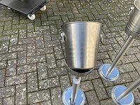 Champagne emmer met staander (3x) - afbeelding 3 van  5