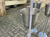 Champagne emmer met staander (3x) - afbeelding 5 van  5